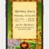 birthday invitation card video for Kids with colorful animated birthday invitation design for WhatsApp – 16 PR