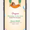 Krishna Theme Baby Shower Invitation | Indian Baby Shower Invite Video BS 103 with Little Krishna-inspired traditional digital invitation design.