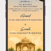 Luxury Wedding Invitation Video with elegant digital design for WhatsApp wedding invitations, personalized Indian wedding e-invite animation.