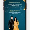 Elegant Ring Ceremony Invitation Video with floral theme, premium digital engagement invite for WhatsApp and social media sharing.
