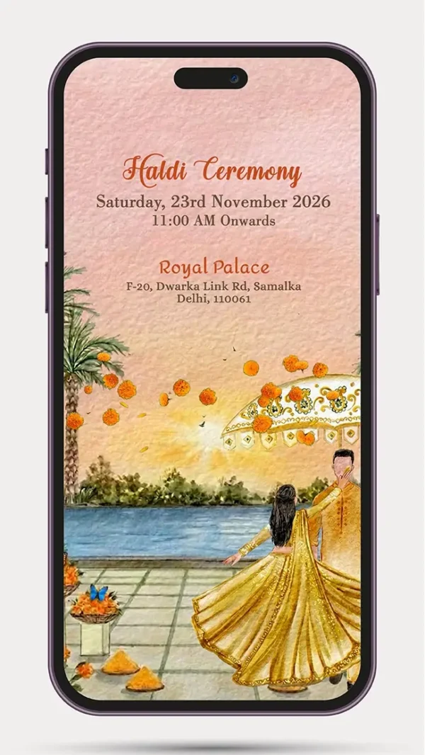 Wedding Invitation Video for WhatsApp – Best Online Digital Invite for Indian Wedding Template 29 Ai