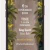 Free Wedding Save The Date E Invite video invitation with luxury floral design, romantic animations, and personalized wedding details for WhatsApp sharing.