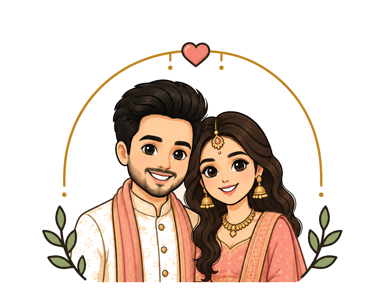 Caricature Wedding Invitation Category