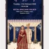 Custom caricature wedding invitation video featuring an animated bride and groom illustration with elegant wedding theme, personalized digital wedding invite for WhatsApp sharing – 247 PR