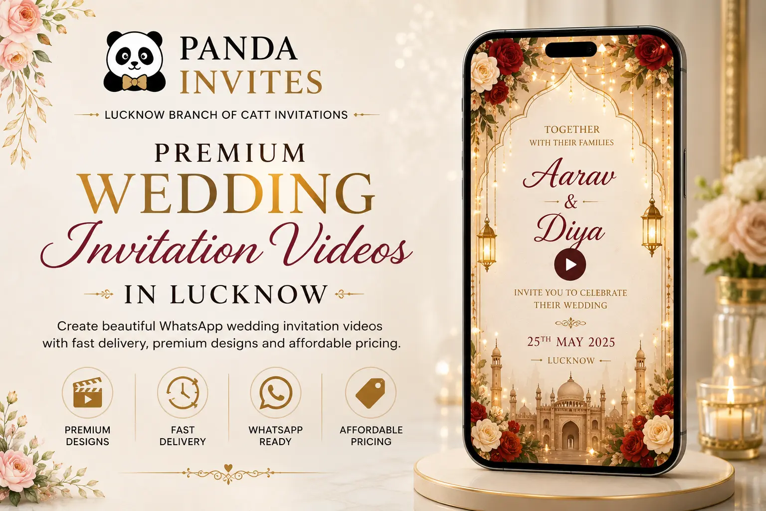 Digital Invitation Videos in Lucknow for Wedding, Engagement, Birthday & All Events | Catt Invitations