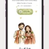Website Wedding Invitation | Online Wedding Invitation Website 01 – Elegant Digital Wedding Invite with Interactive RSVP, Event Details, Couple Story, Photo Gallery & WhatsApp Sharing