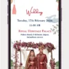 Caricature Wedding Video Invitation and Wedding Invite 193