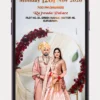 Caricature wedding video invite with personalized wedding invitation design -126