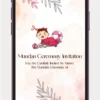 Mundan Ceremony Invitation | Mundan Invite Video -01