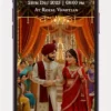 Sikh AI Wedding Invitation Video featuring a traditional Punjabi Sikh wedding theme with an elegant animated couple, Anand Karaj ceremony elements, floral décor, Golden Temple-inspired aesthetics, and a premium digital WhatsApp wedding invite design.