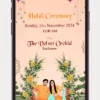 wedding invitation in WhatsApp style invite video design
